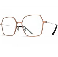 Montatura vista Blackfin Donna BF1065 ZUMA1757 COPPER SHINY SILVER54 - BF1065 ZUMA1757 COPPER SHINY SILVER54